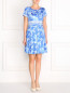 Платье из хлопка с цветочным узором Weekend Max Mara  –  Модель Общий вид