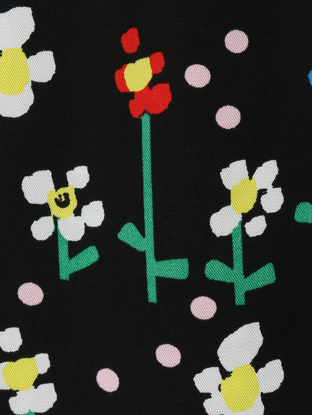 Широкие брюки с цветочным узором Stella McCartney kids  –  Деталь  – Цвет:  Узор