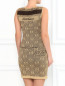 Трикотажное платье с узором Moschino Couture  –  Модель Верх-Низ1
