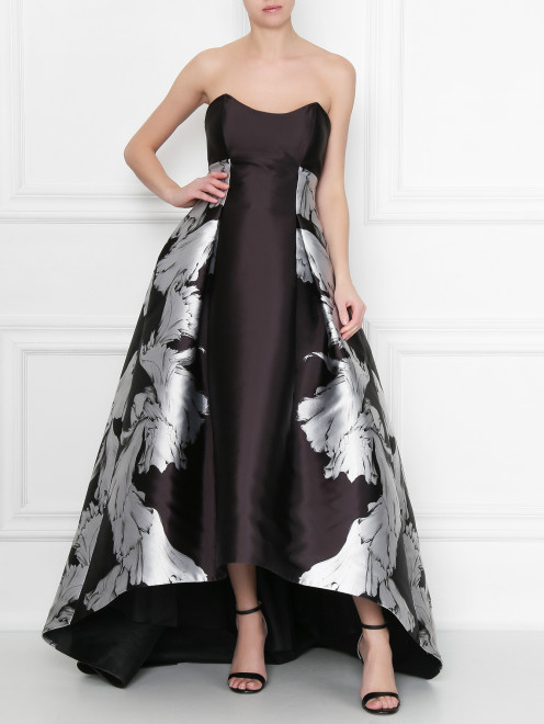 Платье макси  c цветочным узором  Yolan Cris - МодельОбщийВид