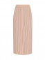 Трикотажная юбка-миди на резинке Weekend Max Mara  –  Общий вид