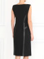 Платье-футляр из шерсти с аппликацией Alberta Ferretti  –  Модель Верх-Низ1