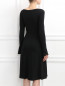Платье из шерсти, кашемира и шелка Mariella Burani  –  Модель Верх-Низ1