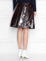 Лаковая юбка с боковыми карманами Nina Ricci  –  МодельВерхНиз1
