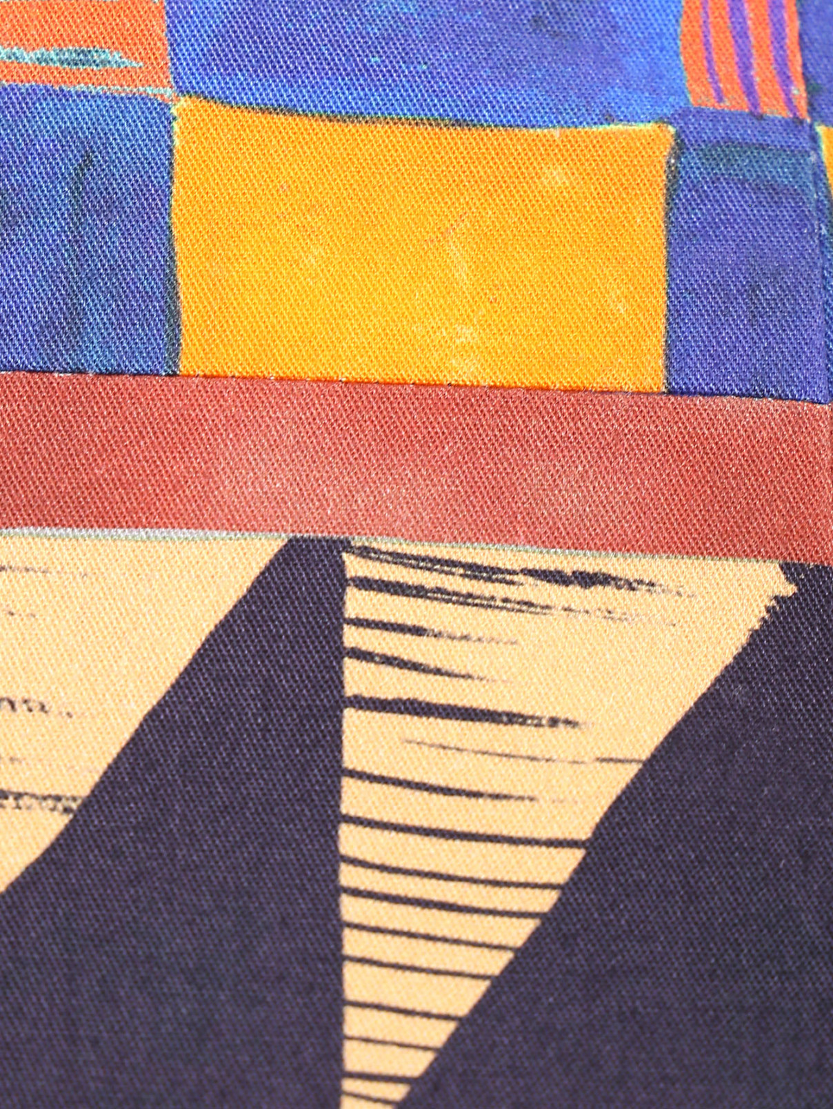 Платье из хлопка свободного кроя с узором Stella Jean  –  Деталь1  – Цвет:  Узор