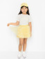 Юбка из сетки с вышивкой Stella McCartney kids  –  МодельОбщийВид