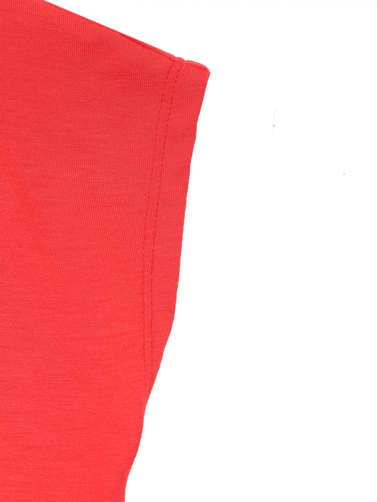 Платье из трикотажа с коротким рукавом DIXIE  –  Деталь1  – Цвет:  Красный