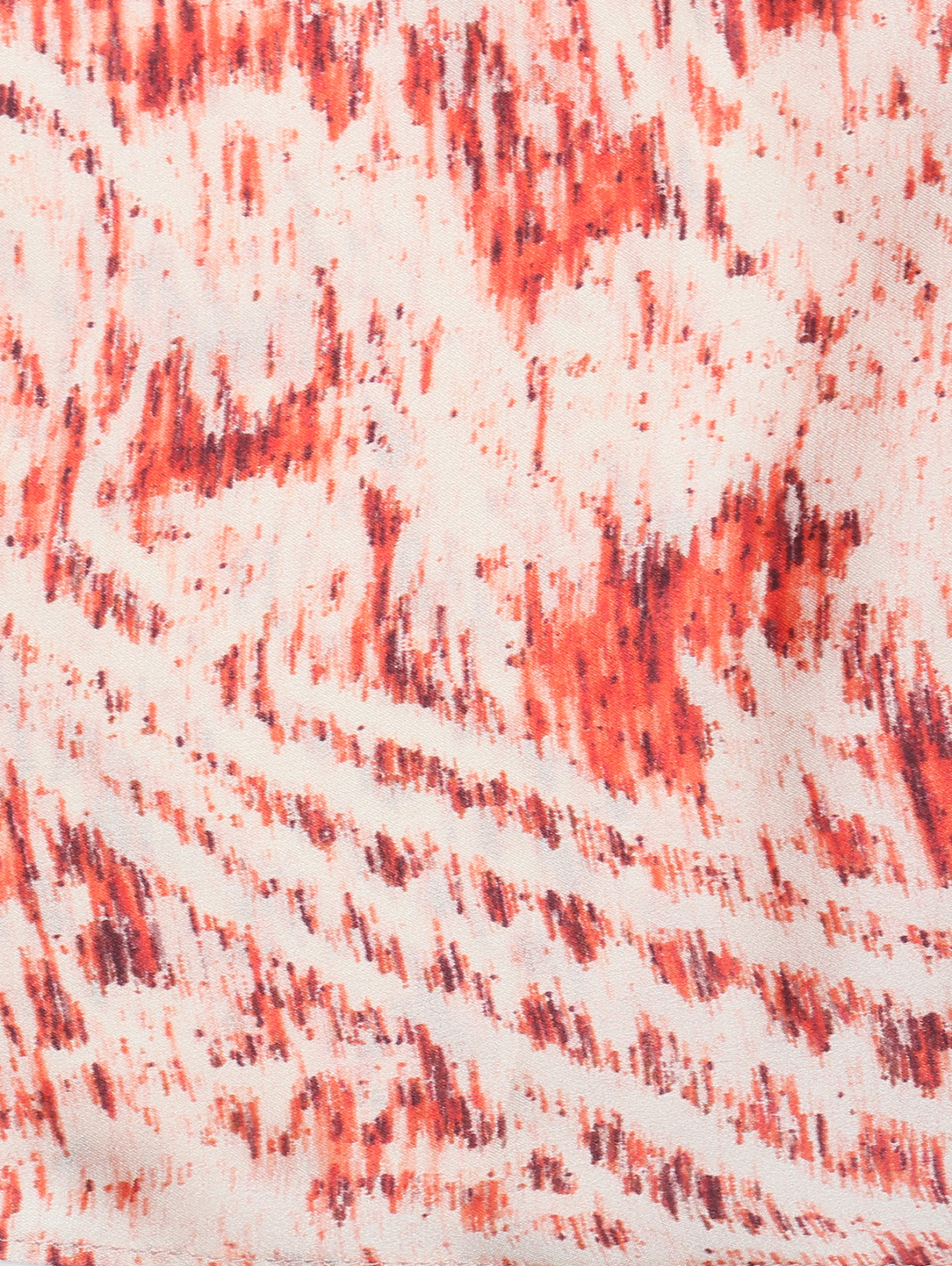 Блуза из шелка с узором Marina Rinaldi  –  Деталь1  – Цвет:  Розовый