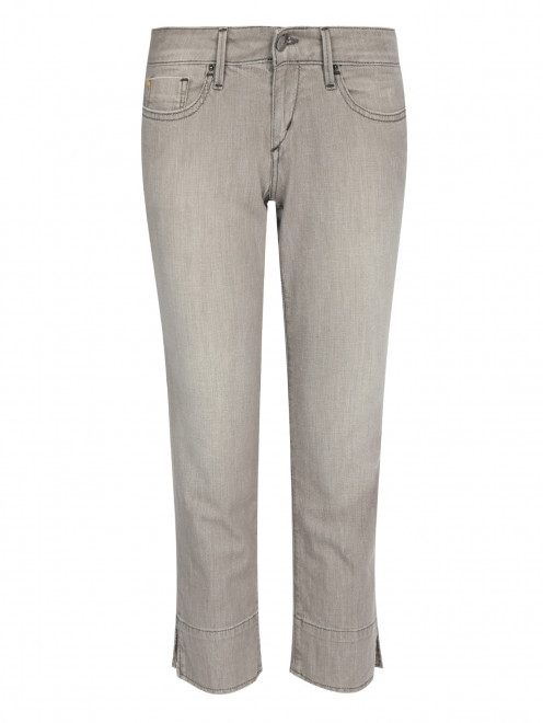 Укороченные джинсы с боковыми разрезами Barbara Bui - Общий вид