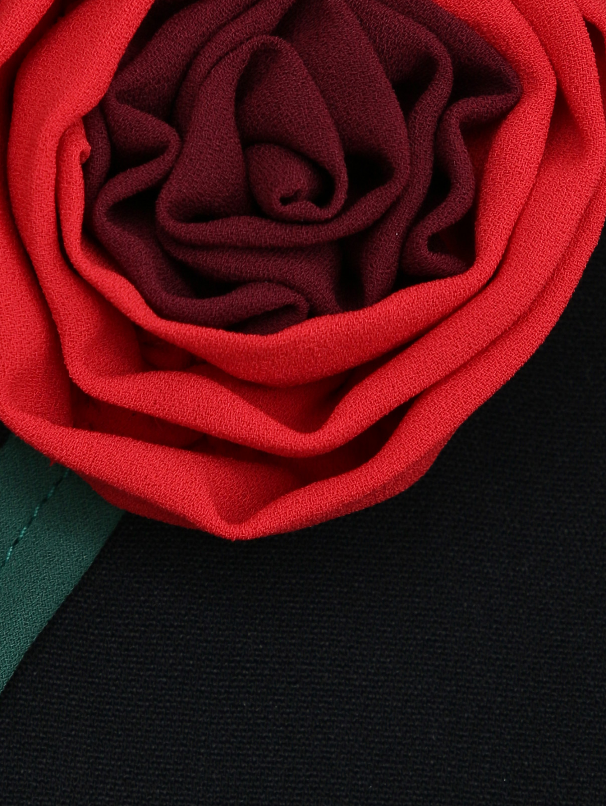 Платье без рукавов с аппликацией Dolce & Gabbana  –  Деталь1  – Цвет:  Черный