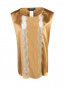 Блуза из шелкового атласа с кружевом Marina Rinaldi  –  Общий вид