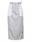 Юбка из хлопка с контрастной вставкой Calvin Klein 205W39NYC  –  Общий вид