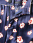 Широкие брюки из смешанного шелка с цветочным узором Mo&Co  –  Деталь