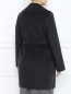 Пальто из смесовой шерсти с отложным воротником Marina Rinaldi  –  Модель Верх-Низ1