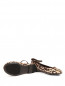 Туфли из кожи и текстиля с узором Dolce & Gabbana  –  Обтравка5