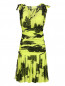 Платье-мини из шелка с узором Moschino Cheap&Chic  –  Общий вид