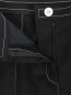 Укороченные брюки из хлопка с контрастной отстрочкой On course  –  Деталь1