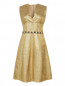 Платье из шелка и льна с добавлением люрекса Etro  –  Общий вид