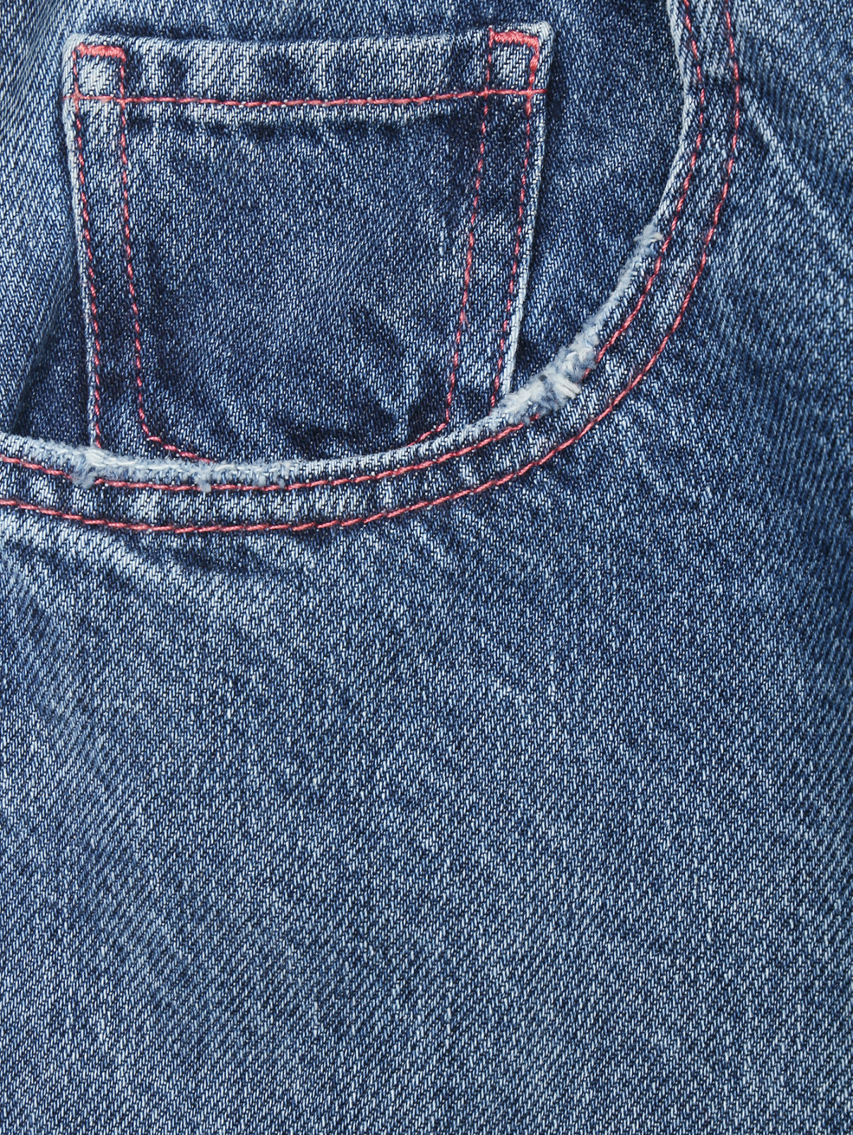 Широкие джинсы с карманами Icon Denim La  –  Деталь2  – Цвет:  Синий