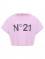 Укороченная футболка из хлопка N21  –  Общий вид