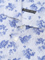 Рубашка из хлопка с цветочным узором Brian Dales  –  Деталь