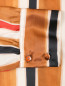 Блуза из шелка с узором полоска Max Mara  –  Деталь
