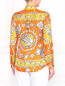 Шелковая блуза с принтом Moschino Cheap&Chic  –  Модель Верх-Низ1
