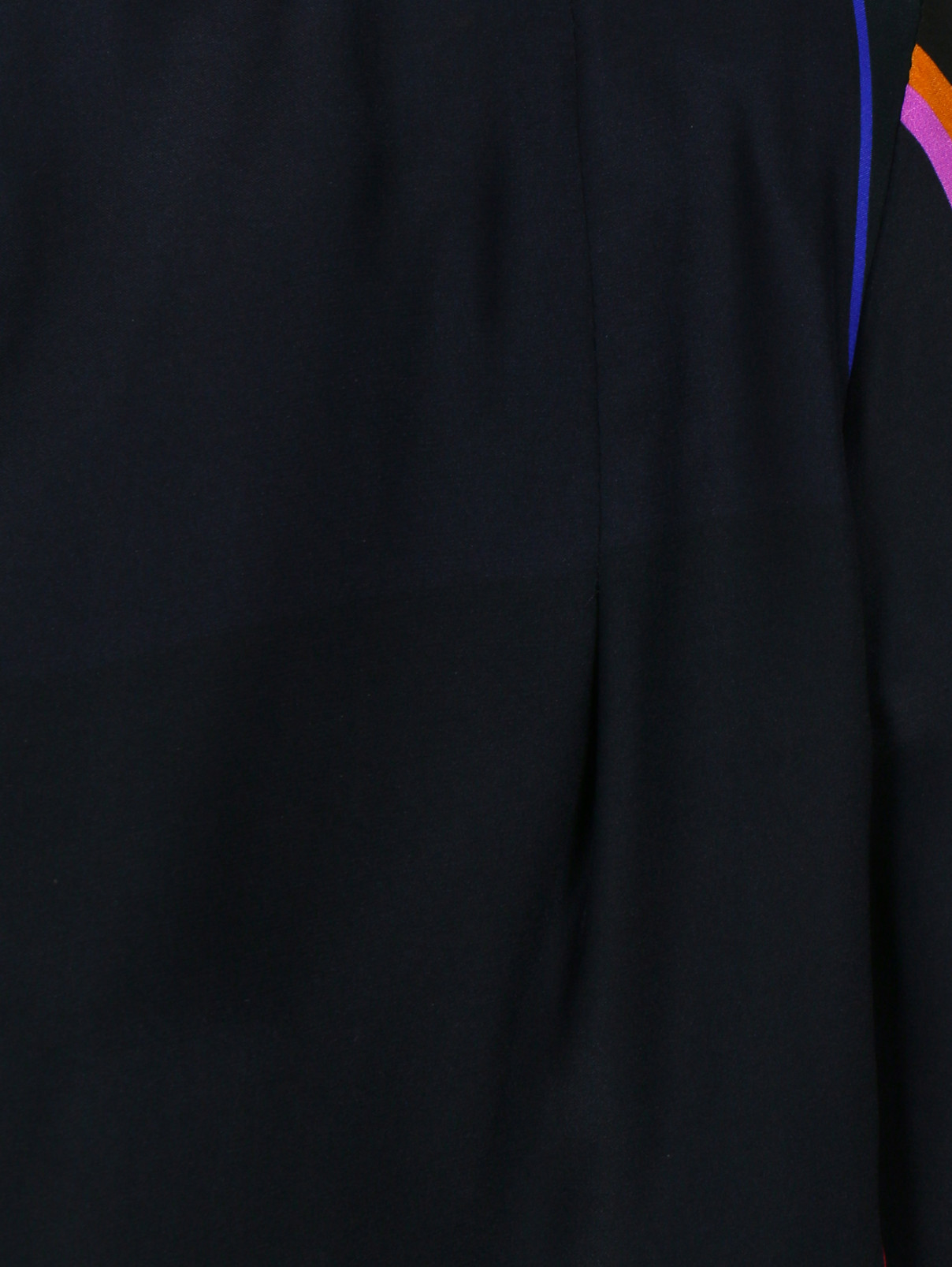Платье из шелка с узором Jil Sander Navy  –  Деталь1  – Цвет:  Черный