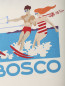Футболка из смесового хлопка с аппликацией и логотипом BOSCO  –  Деталь