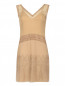 Платье из шелка с кружевной отделкой Alberta Ferretti  –  Общий вид
