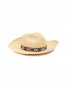 Соломенная шляпа с лентой из бисера Ermanno Scervino  –  Обтравка2