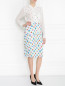 Плиссированная юбка с цветочным узором Manoush  –  Модель Общий вид