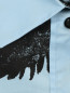 Блуза из хлопка с узором Moschino Cheap&Chic  –  Деталь