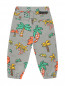 Хлопковые брюки с узором Stella McCartney kids  –  Обтравка1