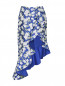 Юбка асимметричного кроя с цветочным узором Alice+Olivia  –  Общий вид