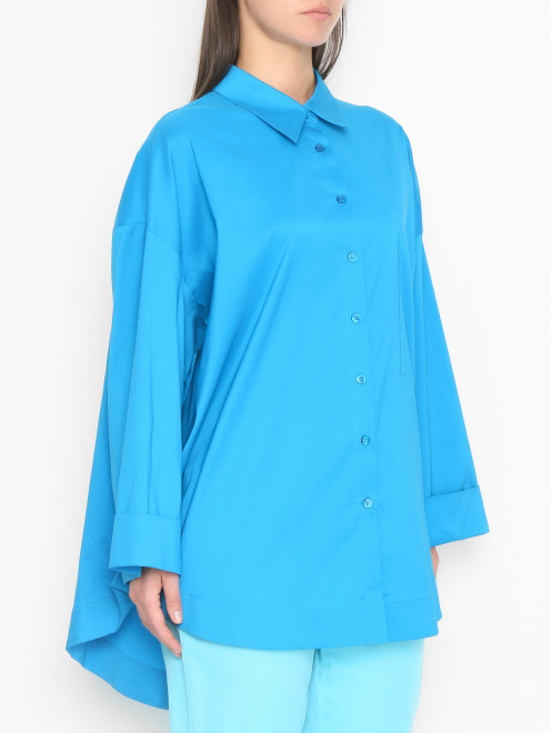 Блуза с накладным карманом - МодельВерхНиз