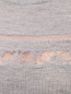Водолазка из шелка и кашемира с кружевными вставками Ermanno Scervino  –  Деталь