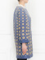 Пальто из фактурной ткани с узором Alberta Ferretti  –  Модель Верх-Низ2