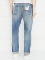 Джинсы прямого кроя с потертостями Tommy Jeans  –  МодельВерхНиз1