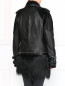 Кожаная куртка с деталями из меха Barbara Bui  –  Модель Верх-Низ1