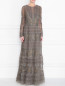 Платье, декорированное бисером Alberta Ferretti  –  МодельВерхНиз