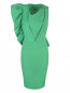 Платье ассиметричного кроя с воланом Rhea Costa  –  Общий вид