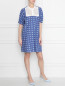 Платье из хлопка с принтом с кружевной вышивкой Vivetta  –  МодельОбщийВид
