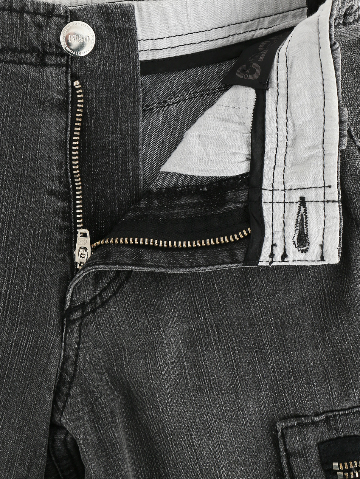 Шорты с боковыми карманами I Pinco Pallino  –  Деталь1  – Цвет:  Серый