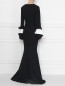 платье-макси приталенное с контрастными вставками на рукавах Safiyaa  –  МодельВерхНиз1