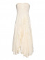 Платье-макси из шелка с отделкой из кружева Etro  –  Общий вид