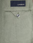 Пиджак из льна с карманами LARDINI  –  Деталь2