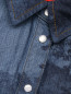 Рубашка из денима с узором Max&Co  –  Деталь