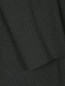Однобортный пиджак из шерсти и шелка Emporio Armani  –  Деталь