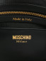 Сумка из мохера с аппликацией на съемном ремне Moschino  –  Деталь1